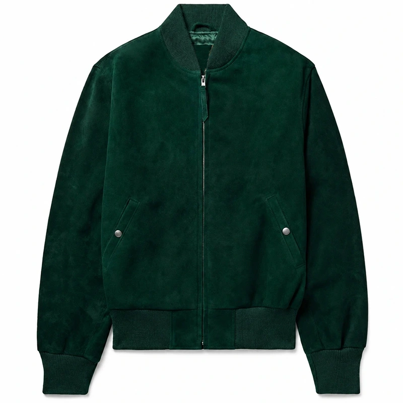 The Voice S28 Michael Buble Green Bomber Jacket