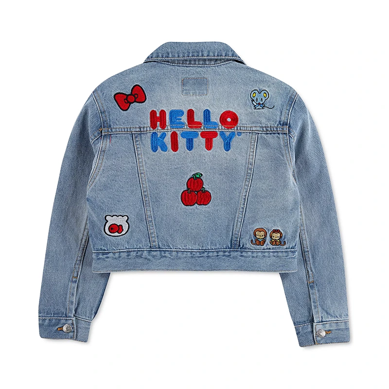 Toddler Hello Kitty Girl Jean Jacket - Image 2