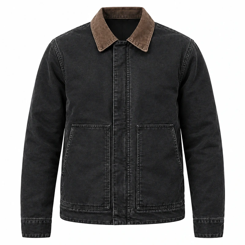 Tom Holland Black Cotton Jacket