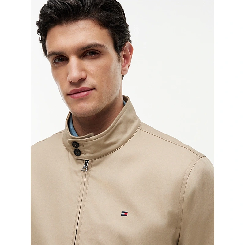 Tommy Hilfiger x Liverpool FC Batique Khaki Twill Harrington Jacket - Image 3