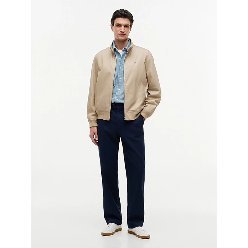Tommy Hilfiger x Liverpool FC Batique Khaki Twill Harrington Jacket - Image 6