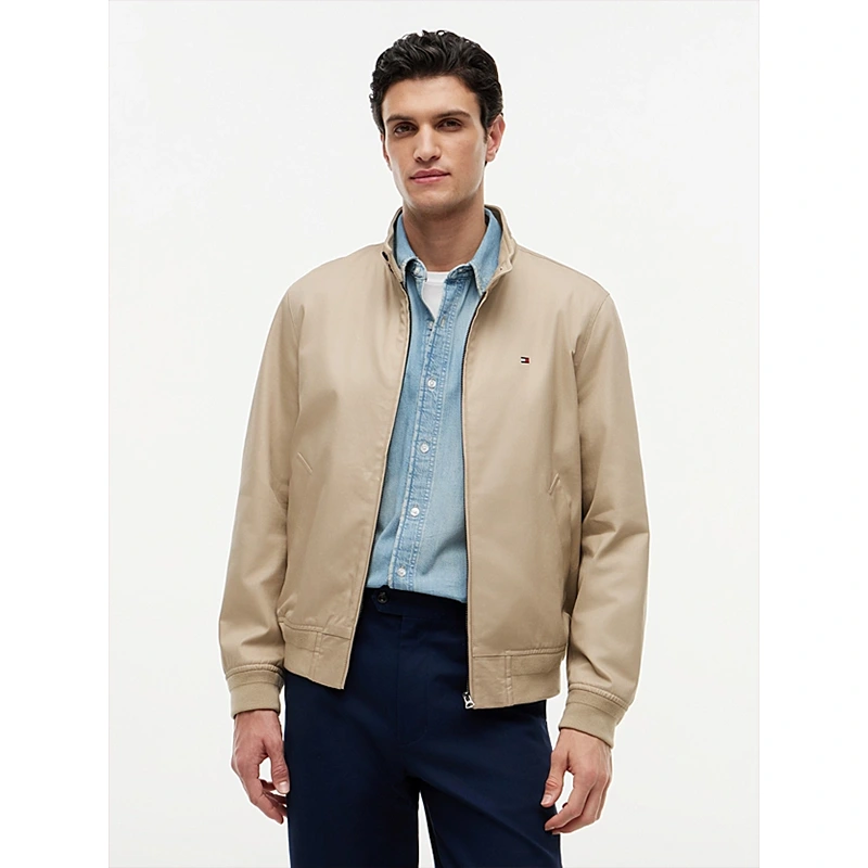 Tommy Hilfiger x Liverpool FC Batique Khaki Twill Harrington Jacket - Image 2