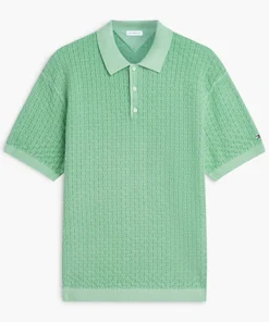 Tommy Hilfiger x Liverpool FC Cut Grass Washed Structured Polo Shirt