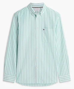Tommy Hilfiger x Liverpool FC Jade Wink Regular Fit Stripe Oxford Shirt