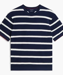 Tommy Hilfiger x Liverpool FC New York Label Breton Stripe Knit Relaxed T-Shirt