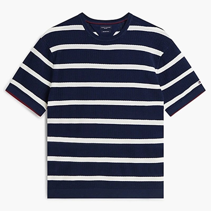Tommy Hilfiger x Liverpool FC New York Label Breton Stripe Knit Relaxed T-Shirt