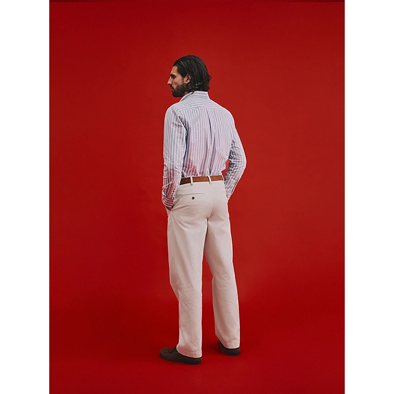 Tommy Hilfiger x Liverpool FC Regular Fit Stripe Oxford Shirt - Image 4
