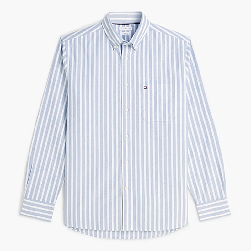 Tommy Hilfiger x Liverpool FC Regular Fit Stripe Oxford Shirt