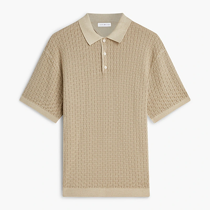 Tommy Hilfiger x Liverpool FC Sandalwood Washed Structured Polo Shirt