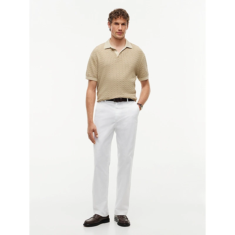 Tommy Hilfiger x Liverpool FC Sandalwood Washed Structured Polo Shirt - Image 3