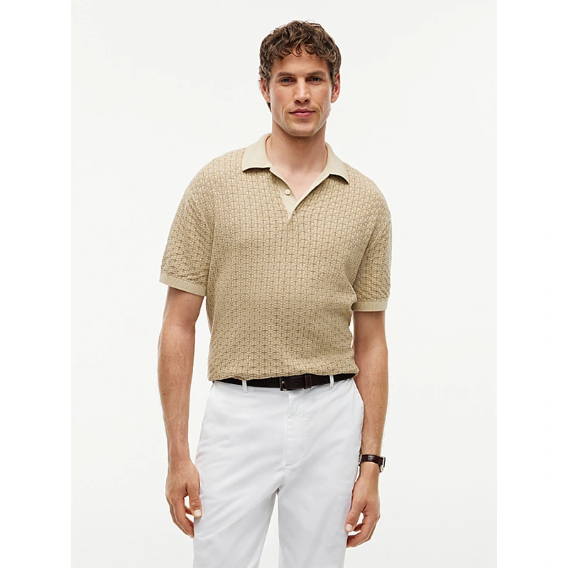 Tommy Hilfiger x Liverpool FC Sandalwood Washed Structured Polo Shirt - Image 2