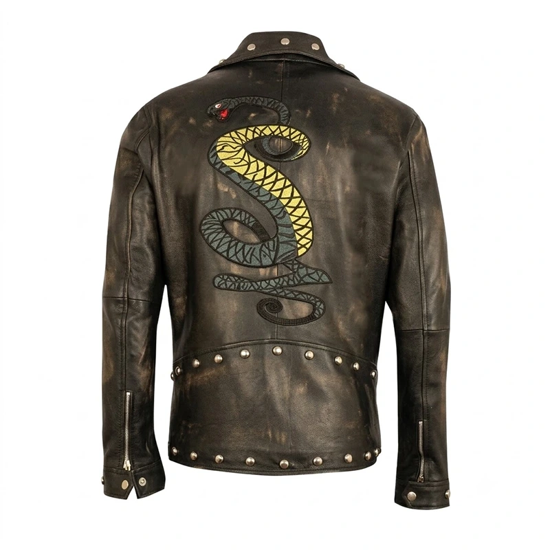 Tunnel Snakes Rule Fallout 3 Leather Jacket - Image 3