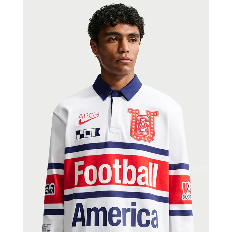 USA x VAA Long-Sleeve Rugby Top - Image 7