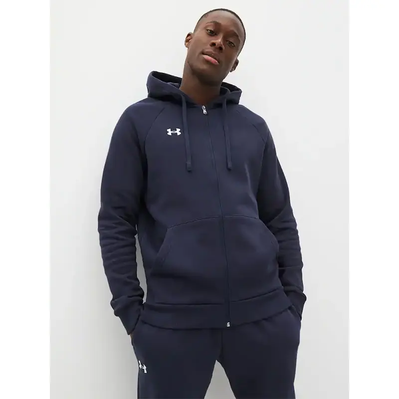 Under Armour Mens Rival Fleece Hoodie - Image 3