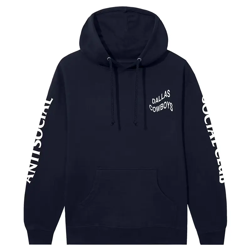 Unisex Dallas Cowboys AntiSocialSocialClub x NFL Navy Impact Blossom Hoodie - Image 2