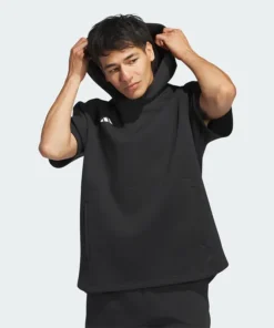 Adidas Mens Dugout Short Sleeve Hoodie