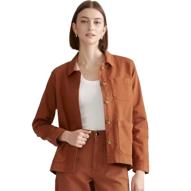 Womens Quince Organic Comfort Stretch Chore Jacket