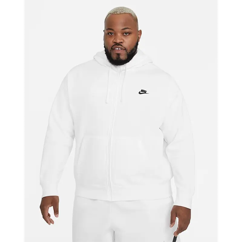 Nike Mens Sportswear Club Fleece Dull-Zip Hoodie