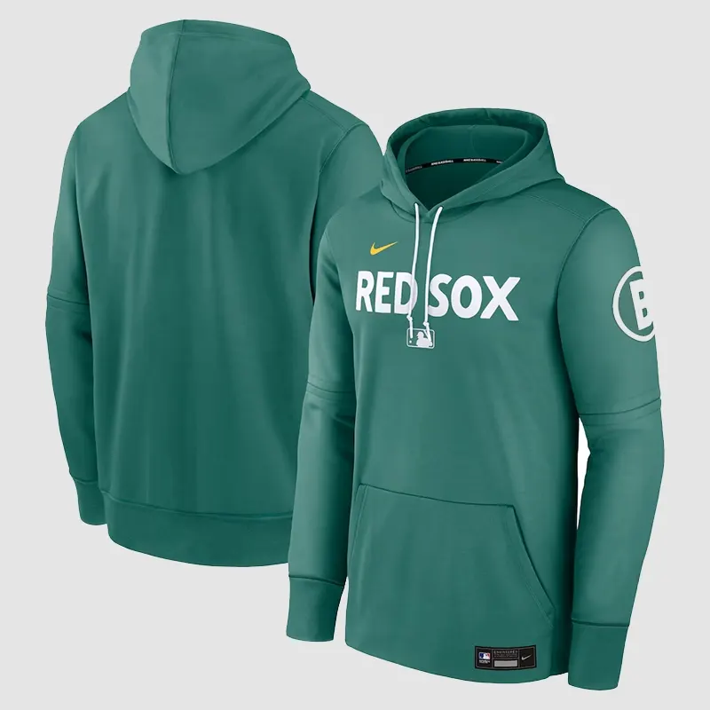 MLB Mens 2026 Boston Red Sox Nike City Connect Hoodie - Image 3