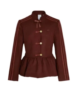Chinese Cheongsam womens brown Adidas Jacket