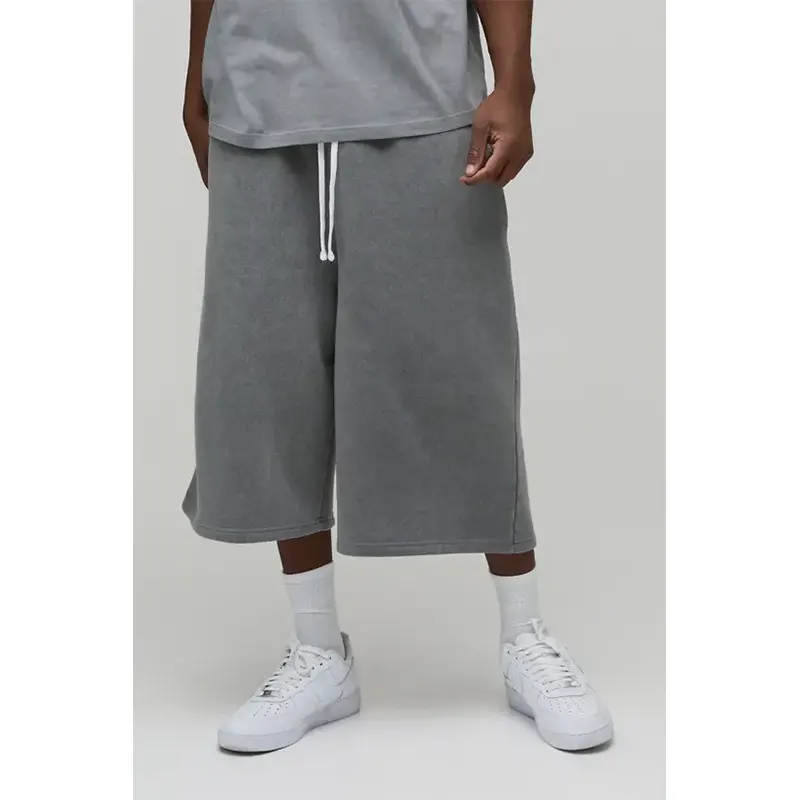Mens boohooMAN Tall Basic Jersey Jort