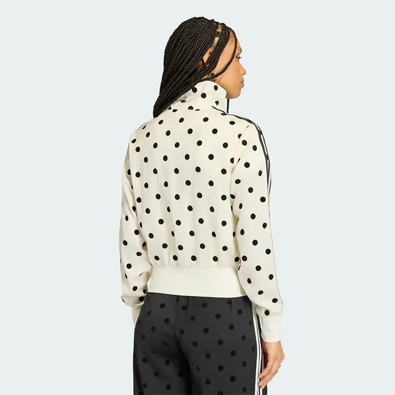 Adidas Originals Womens Firebird Polka Dot Satin Track Jacket - Image 10
