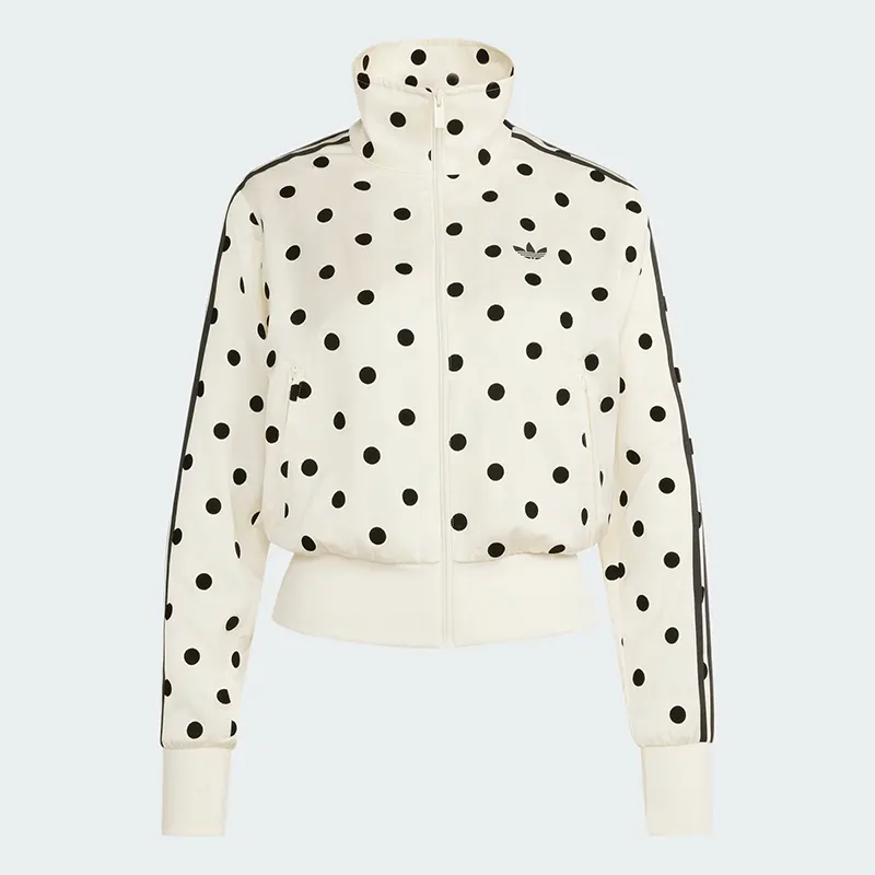Adidas Originals Womens Firebird Polka Dot Satin Track Jacket - Image 11
