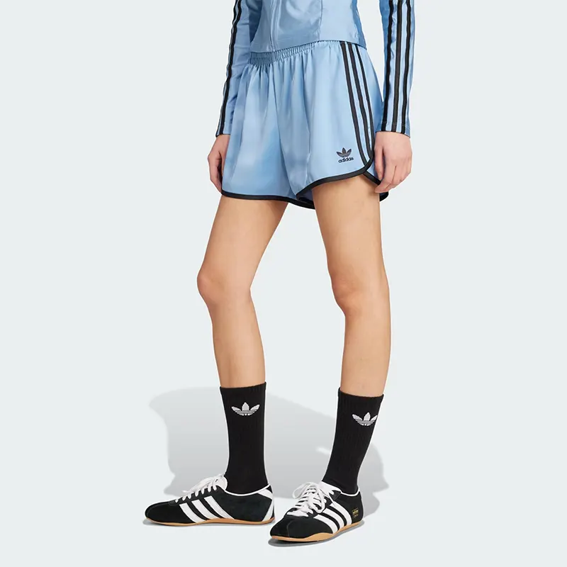 Adidas Women's 3-Stripes Sprinter Shorts - Image 2