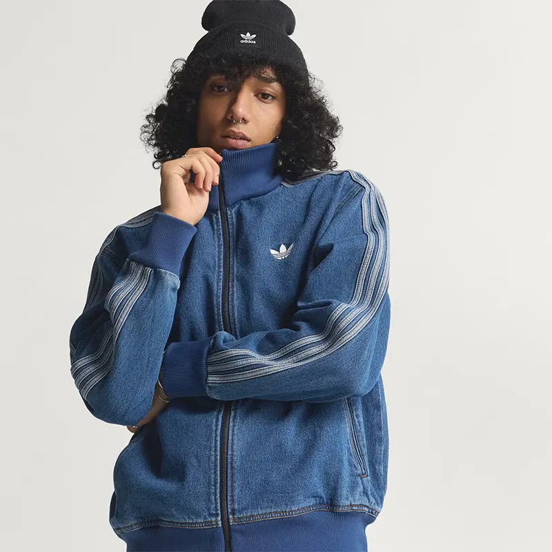 Adidas Adicolor Denim Men Firebird Track Top - Image 2