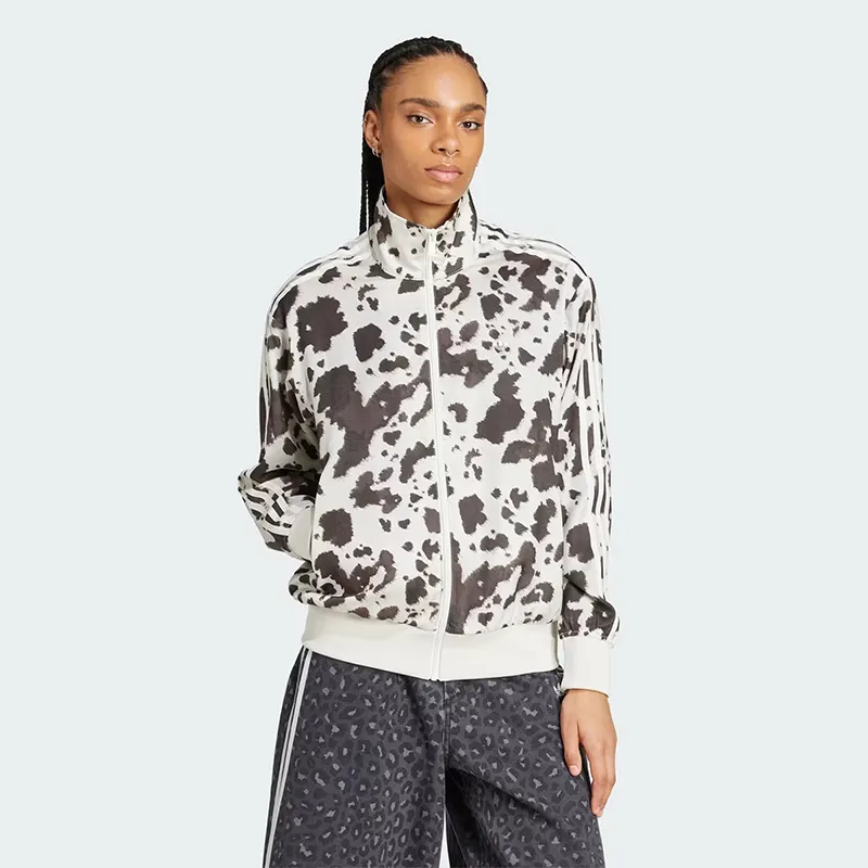 Adidas Originals Womens Firebird Polka Dot Satin Track Jacket - Image 2