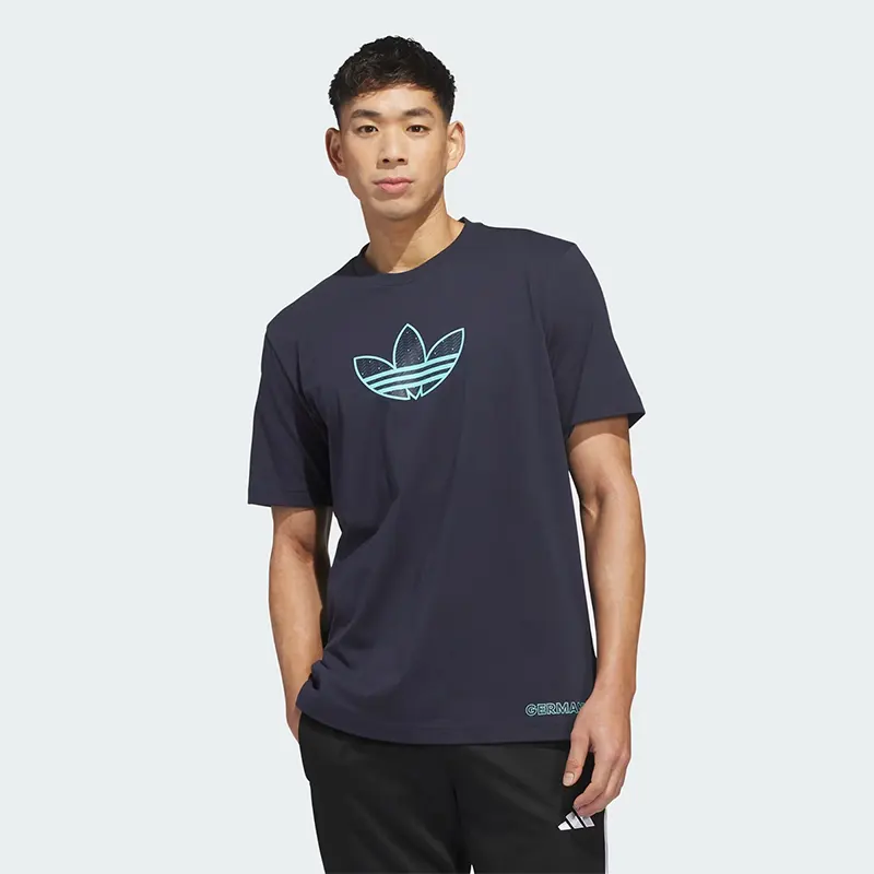 Man Adidas Den Graphic Short Sleeve T-shirt - Image 2