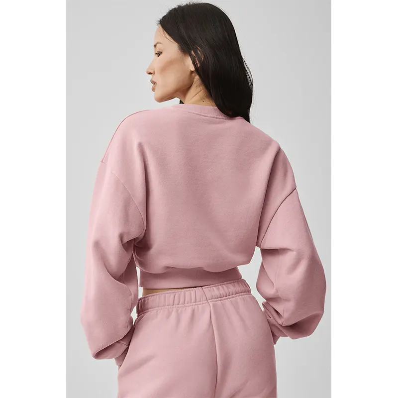 Alo Yoga Cropped Accolade Crewneck - Image 2