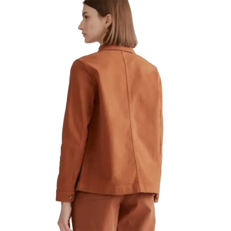 Womens Quince Organic Comfort Stretch Chore Jacket - Image 2