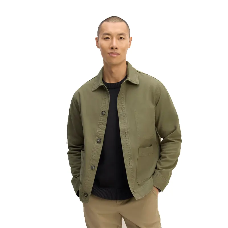 Mens Quince Organic Comfort Stretch Chore Jacket - Image 2