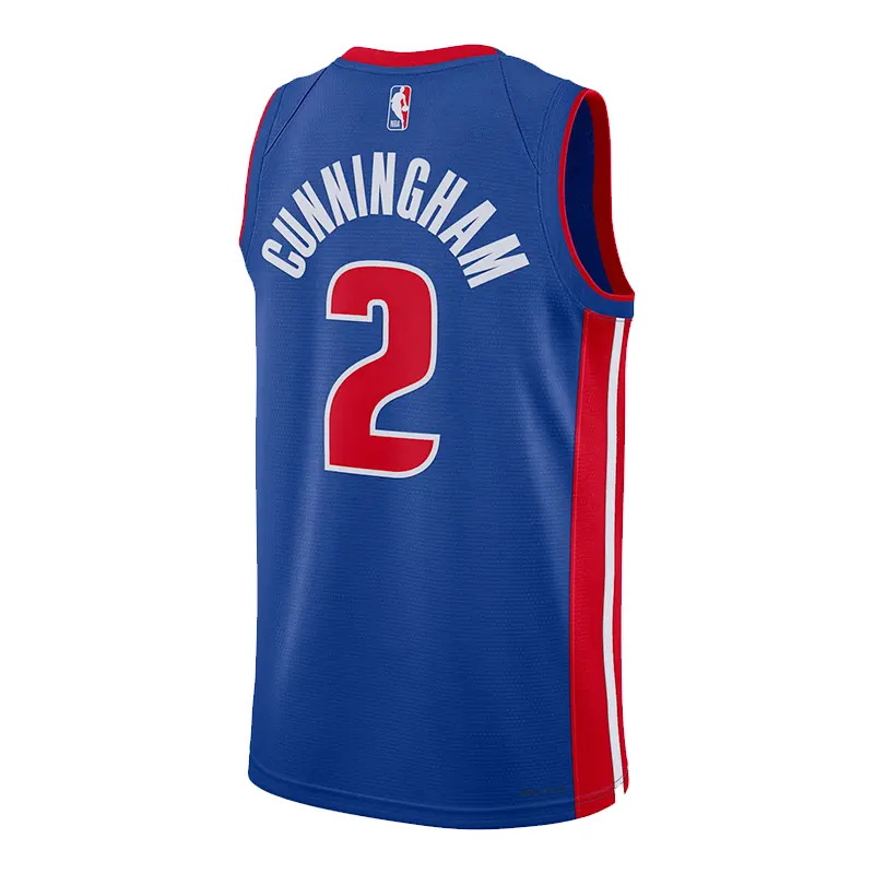 Nike Mens Detroit Pistons City Edition NBA Swingman Jersey - Image 2