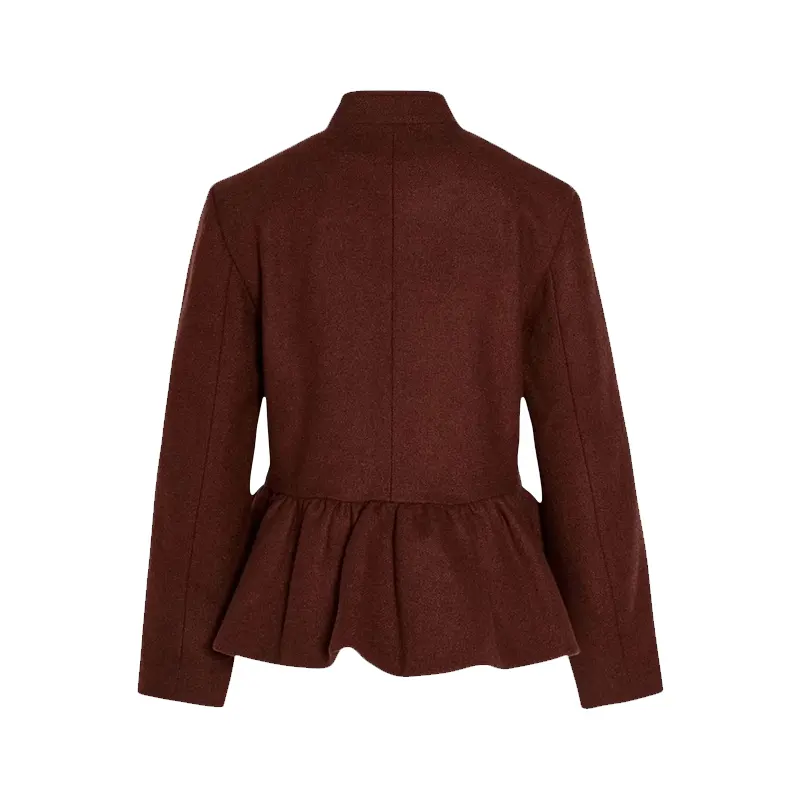 Chinese Cheongsam womens brown Adidas Jacket - Image 2