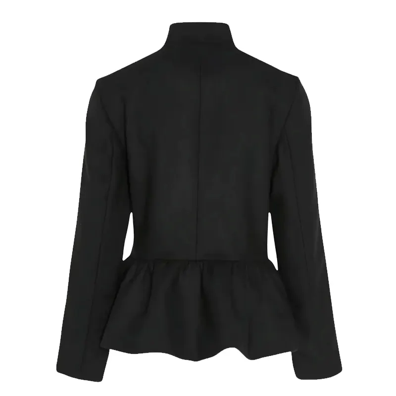 Chinese Cheongsam womens black Adidas Jacket - Image 2