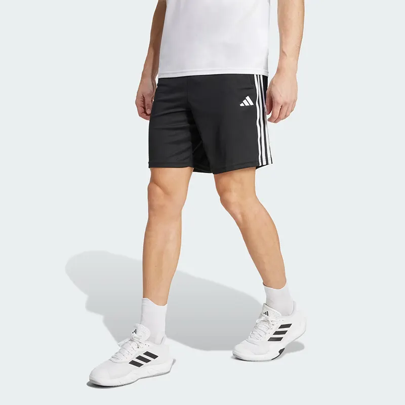 Adidas Men's Train Essentials Piqué 3-Stripes Training Shorts - Image 2