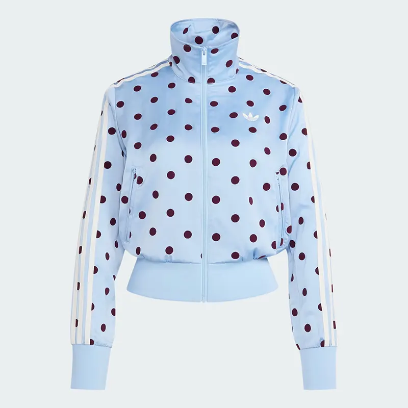 Adidas Originals Womens Firebird Polka Dot Satin Track Jacket - Image 3