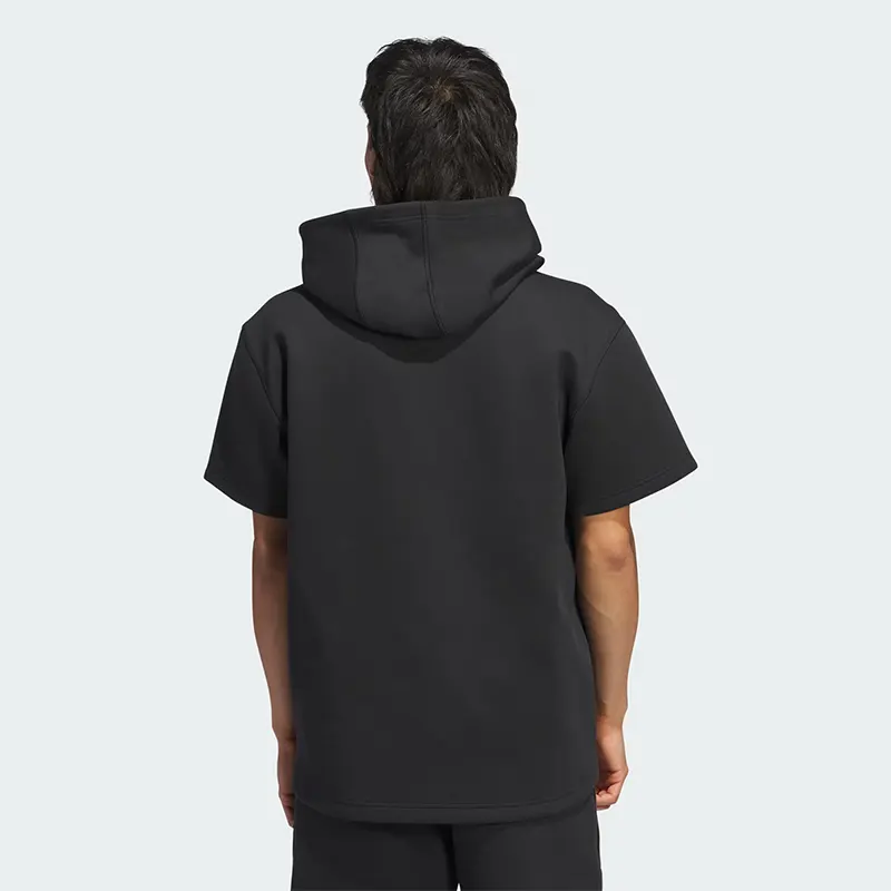 Adidas Mens Dugout Short Sleeve Hoodie - Image 3