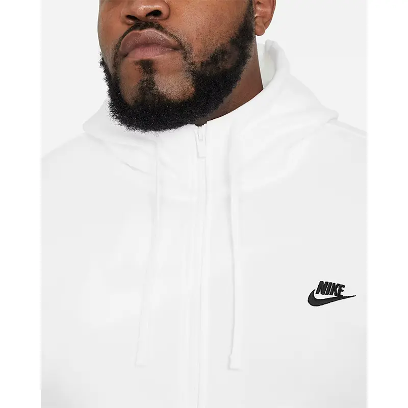Nike Mens Sportswear Club Fleece Dull-Zip Hoodie - Image 3