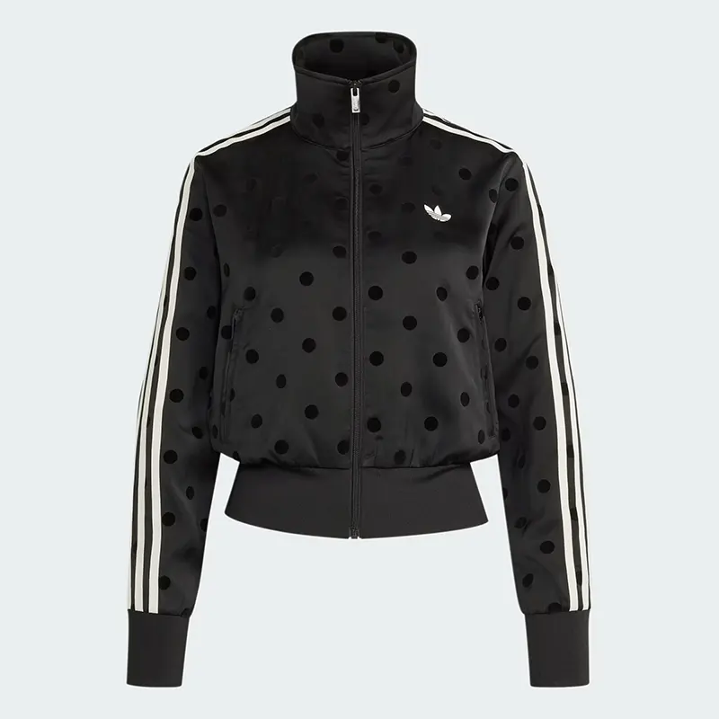 Adidas Originals Womens Firebird Polka Dot Satin Track Jacket - Image 7