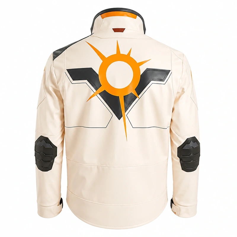 Valorant Phoenix Fiery Costume Leather Jacket - Image 2