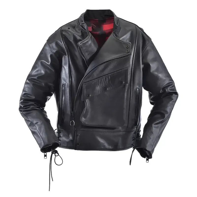 Vanson Swedish Vintage Style Motorcycle Leather Jacket