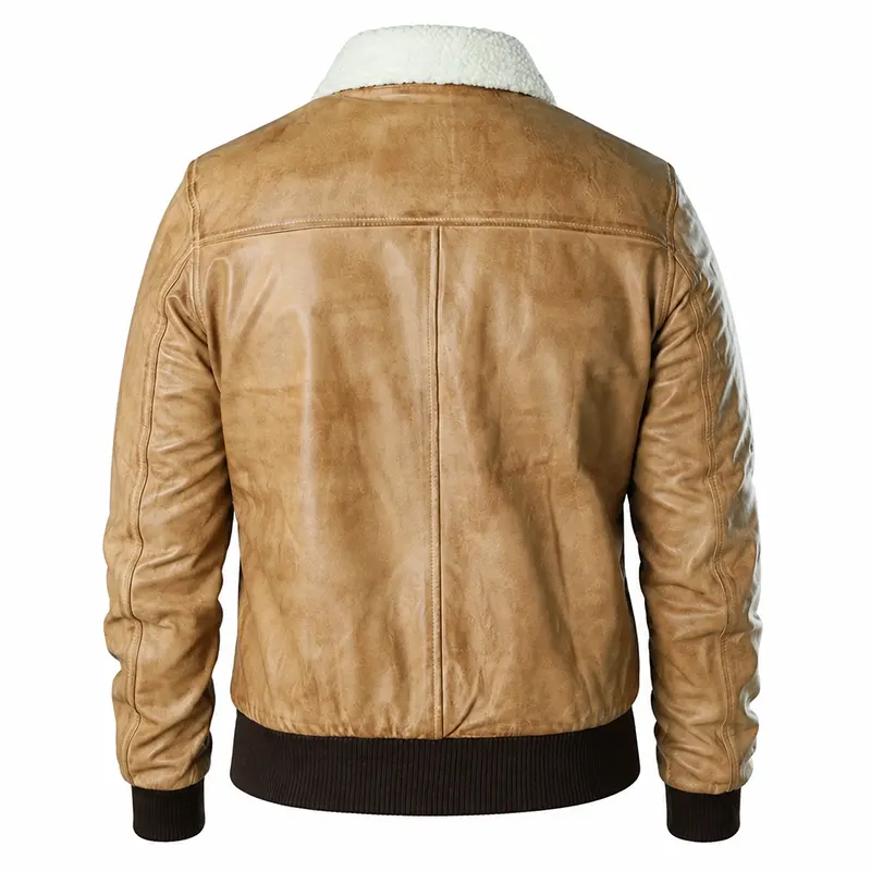 Vito Scaletta Leather Bomber Jacket - Image 2