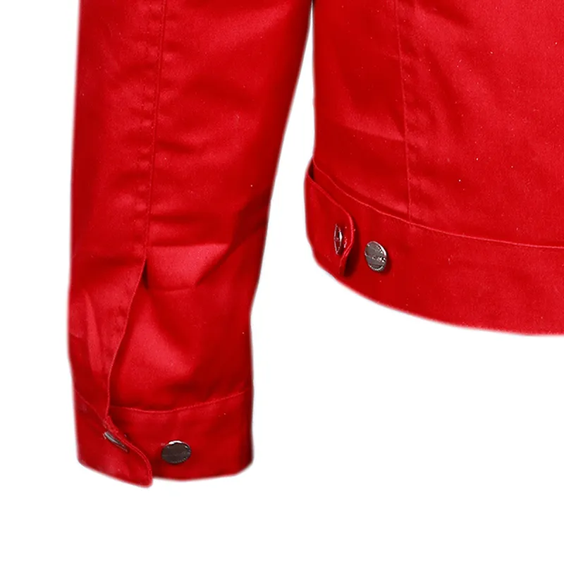 Friends vlone Red Jacket - Image 6