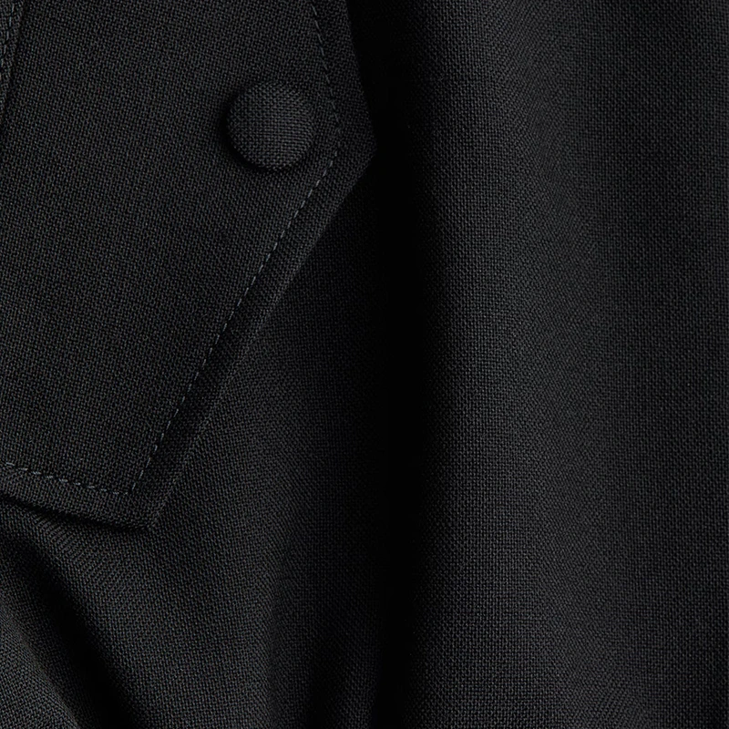 WARDROBE.NYC H&M Cropped Wool Bomber Jacket - Image 3