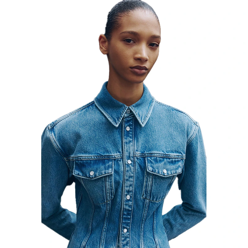 WARDROBE.NYC H&M Denim Hourglass Jacket - Image 4