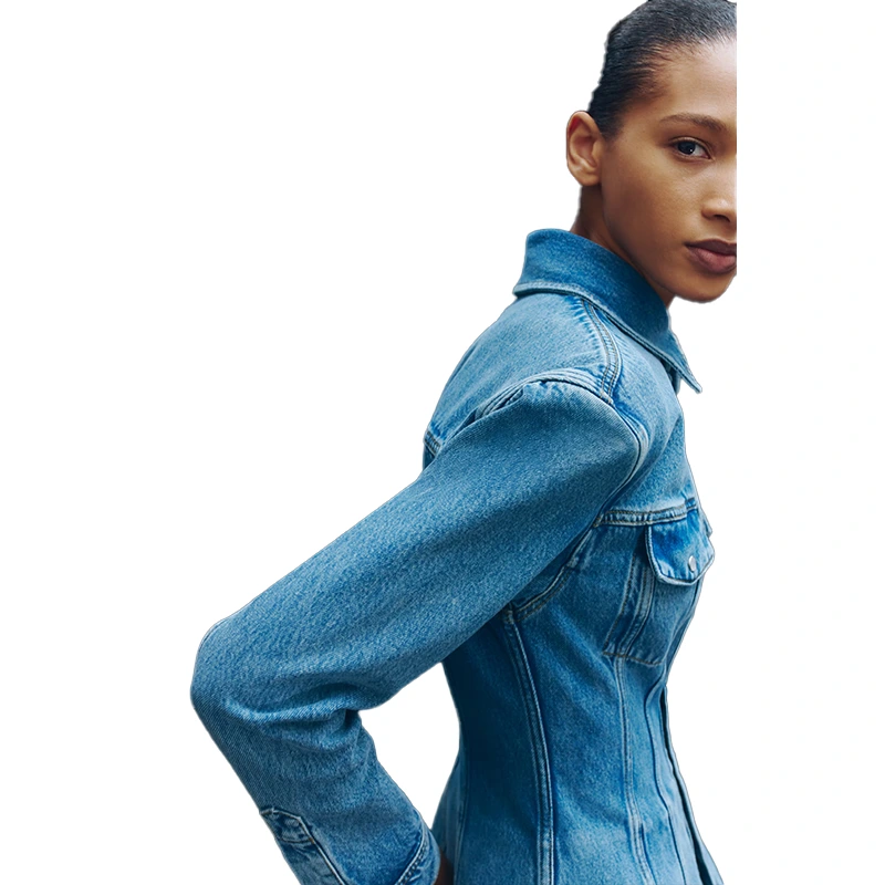 WARDROBE.NYC H&M Denim Hourglass Jacket - Image 6