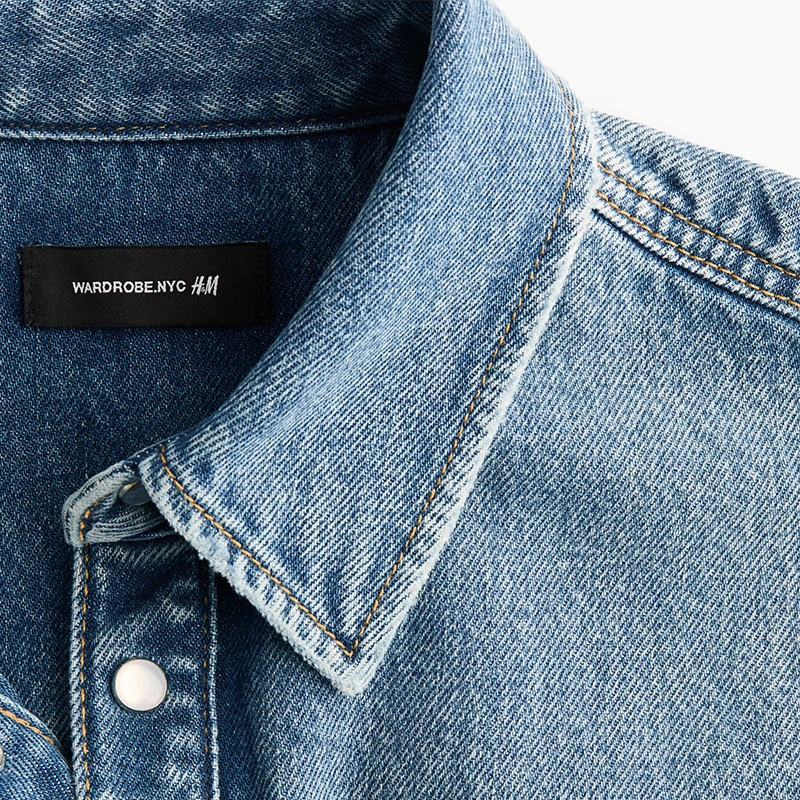 WARDROBE.NYC H&M Denim Hourglass Jacket - Image 3